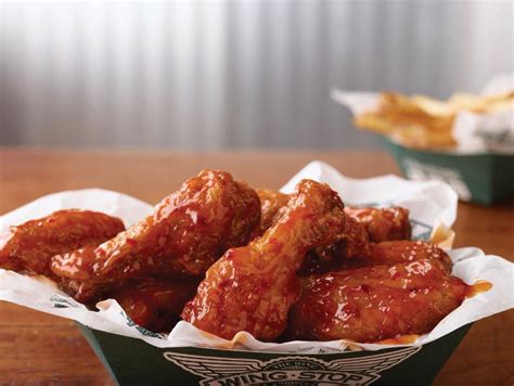 Wingstop mango habanero. Oct 24, 2023 · Once the sauce thickens to a glaze, remove it from the heat. Preheat the oven to 200 degrees Fahrenheit (95°C). Heat the deep-frying oil to 350 degrees Fahrenheit (175°C). Coat the wings in cornstarch and fry in batches of 6 for about 8 minutes until golden brown and crispy. 