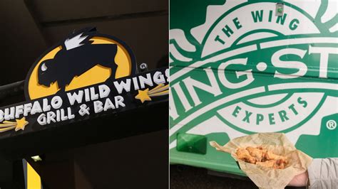 Wingstop vs buffalo wild wings. Reply reply. Klepto666. •. It might vary by location, Wingstop's definitely cheaper on average, but BWW is cheaper on their half-price days. Wingstop 10 wings: $9.79 (~$0.98 per wing) BWW 9 wings: $13.49 (~$1.50 per wing) BWW tues 9 wings: (~$0.75 per wing) Same goes for boneless wings too, Wingstop's cheaper on average, but BWW's … 