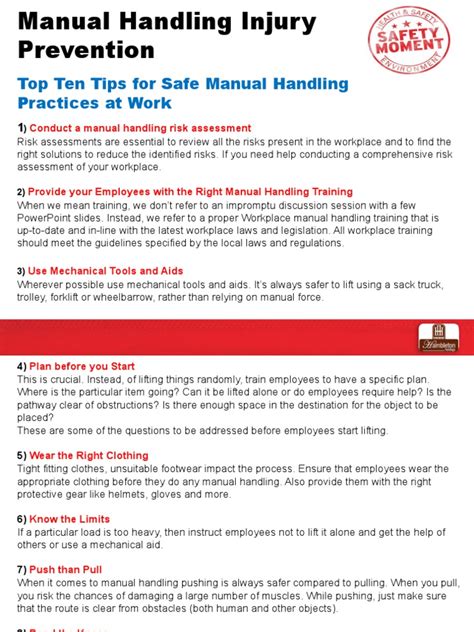 Wingtip Handling and Injury Prevention