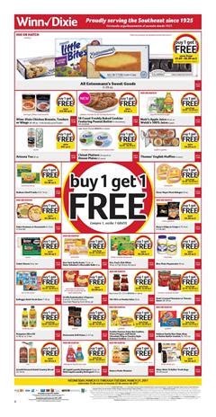The latest Winn Dixie weekly ad would span from 05/15/2024. Th