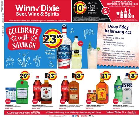 December 5, 2023. Check out the latest Winn-Dixie weekly ad, valid Dec 06 – Dec 12, 2023. View Winn-Dixie specials online and find limited time offers every week for popular brands and products. Find the best and brightest deals for less, such as SE Grocers 13 Gallon Trash Bags, Log Cabin Syrup 24 oz or Welch’s Squeeze Jelly, Jolly Time .... 