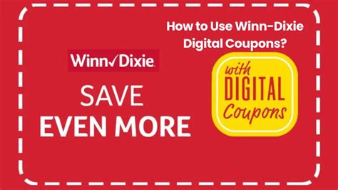 Saving on the brands you love at Winn-Dixie is easy with Digital Coupons. From groceries to household items, we'll help you find the savings. Take a look! Skip directly to content ... Earn a percent back offer when you shop at Winn-Dixie and get more back when you shop. Step 1: Sign in or create a Winn-Dixie rewards account..