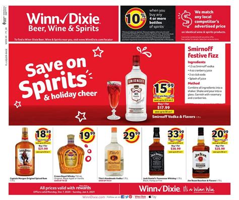 Winn dixie liquor store ads. There are great deals throughout Publix Liquors; plus, the weekly ad offers even more savings. To view the weekly ad, please choose a Publix Super Markets location that shares a plaza with a Publix Liquors store. Check out this week’s deals at Publix Liquors. Find a Publix Liquors Store. Drink responsibly. Be 21. 