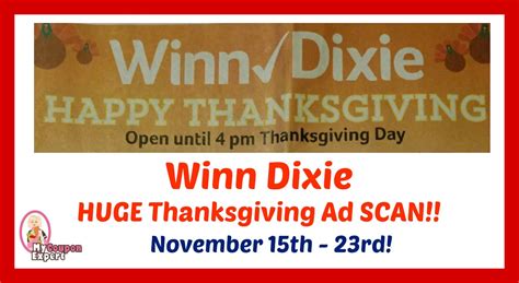 Nov 16, 2023 · No, Winn-Dixie stores are closed on Thanksgiving Day, Nov. 23. Many grocery stores will be closed on Thanksgiving, but some will have limited hours. Here's what to know about stores in... . 