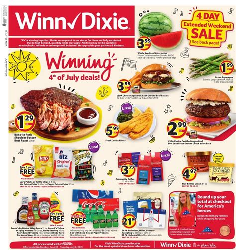 Winn-Dixie Weekly Ad from January 3. Expired Valid from Wednesday 01/03 through Tuesday 01/09/2024. 