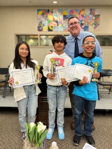 Winners of the Inyo County Spelling Bee announced