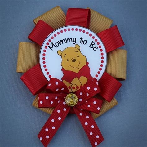 Winnie the Pooh Mommy to Be Corsage Winnie the Pooh Baby - Etsy