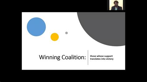 A minimum winning coalition is the smallest number of votes required to win the passage of a piece of legislation. Minimum winning coalitions demonstrate the importance of logrolling within a democracy, because the minimal winning coalition may be overthrown with the sway of a single vote. As previously mentioned, coalitions will buy a .... 