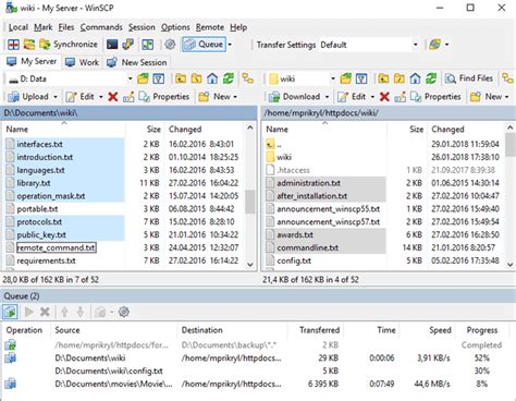 Winscp session putfiles. .  WinSCP is a free file manager for Windows supporting F...