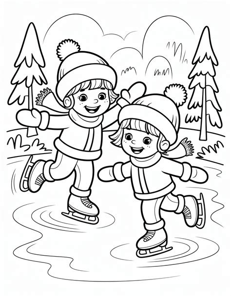 Hockey Stick Coloring Page