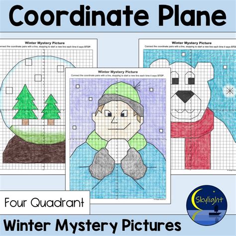 Winter Coordinate Graphing Pictures Teaching Resources …