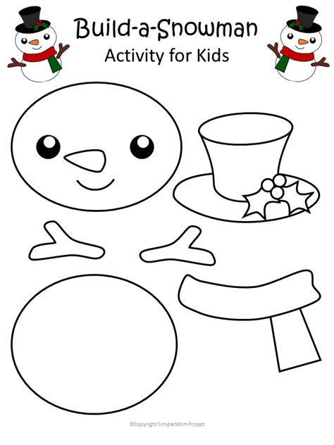 Winter Craft Templates