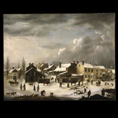 Winter Scene in Brooklyn - Francis Guy - Google Arts & Culture