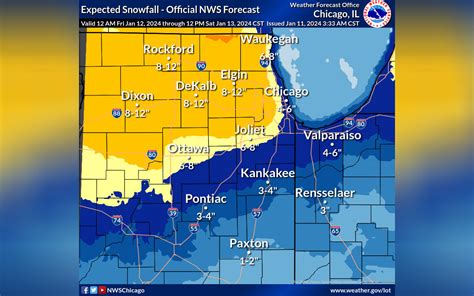 Winter Storm Warning issued for Lake, McHenry and Kane counties