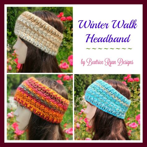 Winter Walk Headband... Free Crochet Pattern!!......Beatrice
