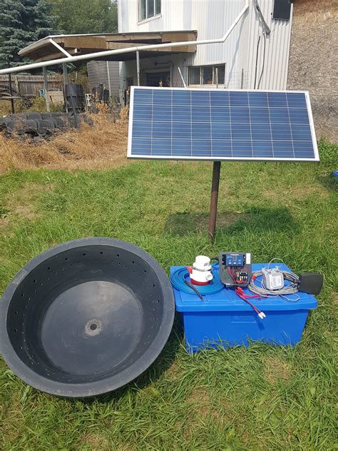 Winter Watering Bowl - Solar West