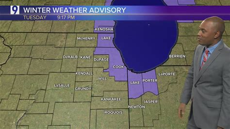 Winter Weather Advisory issued for Cook, Lake County in Illinois and Porter, Lake County in Indiana
