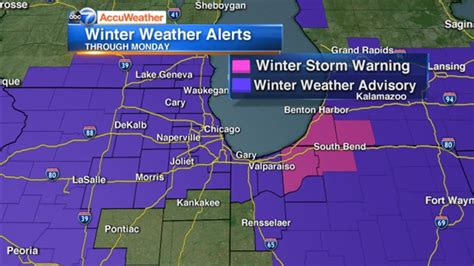 Winter Weather Advisory until 2pm, snowiest in NW Chicagoland