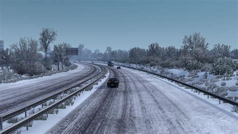 Winter mod for MP ETS2 mods