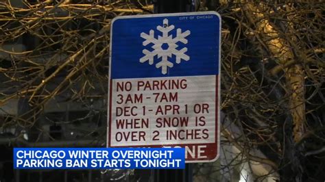 Winter overnight parking rules in Chicago start Friday