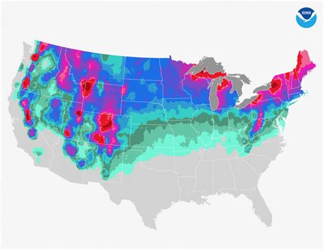 Winter snow is below average in eastern U.S. halfway through …