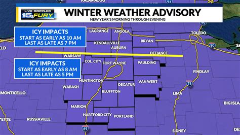 Published on January 24, 2023. STATEWIDE — Anywhere from four to twelve inches of snow is expected to fall with a winter storm that will arrive in Indiana by late tonight. The National Weather Service says a winter storm warning will encompass portions of the state from Knox County all the way up to Steuben County, as far north as South Bend .... 