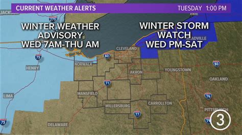 A Lake-effect Snow Warning has been issued for Cuyahoga, Lake, Geauga and Ashtabula counties through 7 a.m. on Wednesday. The warning is already in effect …