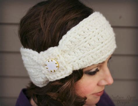 Wintertide Headband... Free Crochet Pattern!!!......Beatrice