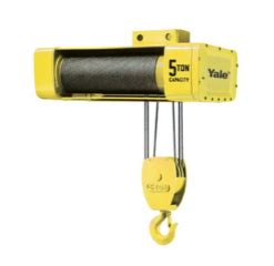 Wire rope attachments.  Pneumatic wire rope hoists are designed for use i...