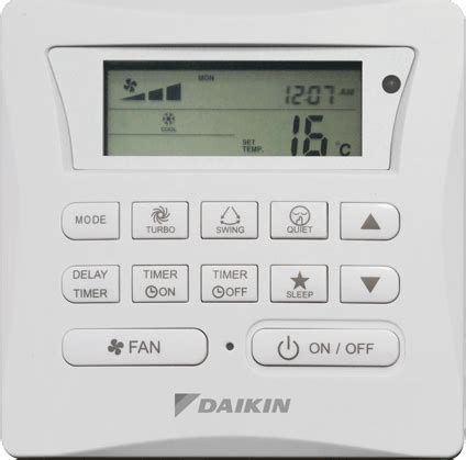 Wired Remote Controller - daikin.com