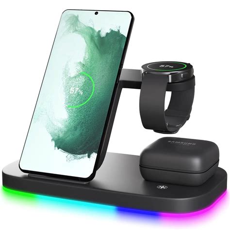 Wireless Charger for Samsung Watch, 3 in 1 Wireless Charging