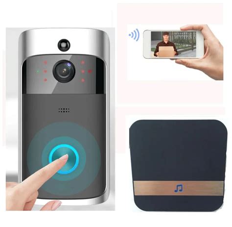 Wireless Doorbell Camera, Infrared Night Vision WiFi Video