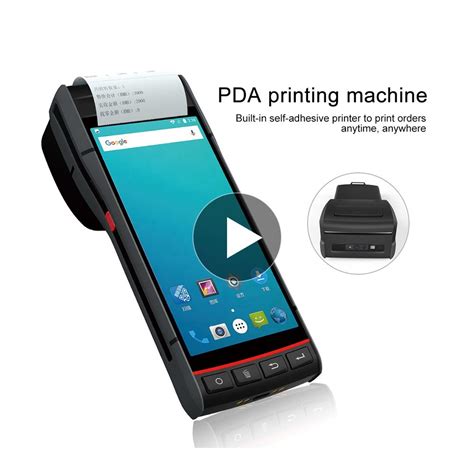 Wireless Handheld PDA With Thermal Printer And Option Biometric ...