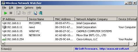 Wireless Network Watcher - Show who is connected to …