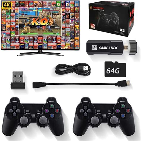 Wireless Retro Game Console, Plug and Play Video Nostalgia Stick …