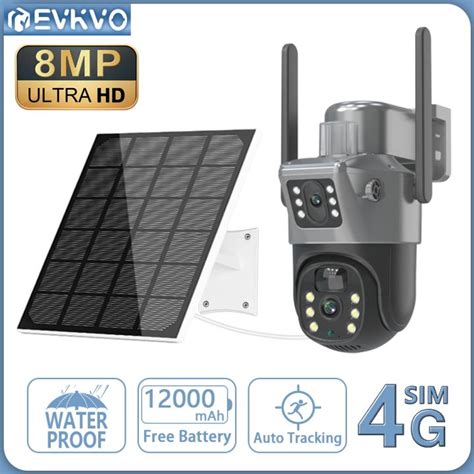 Wireless Solar Security Cameras 4K 8MP 8X Hybrid Zoom PTZ WiFi …