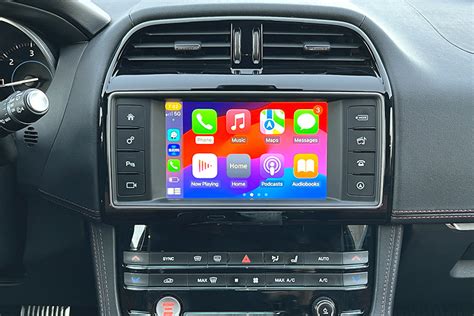 Wireless carplay and androidauto integration for jaguar f pace 2017 2018.  Wir...