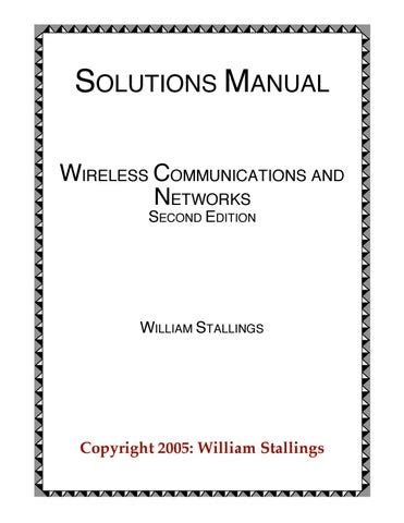 Wireless communications second edition solution manual. - Lettre ouverte à tous les protestants et toutes les protestantes du cameroun.