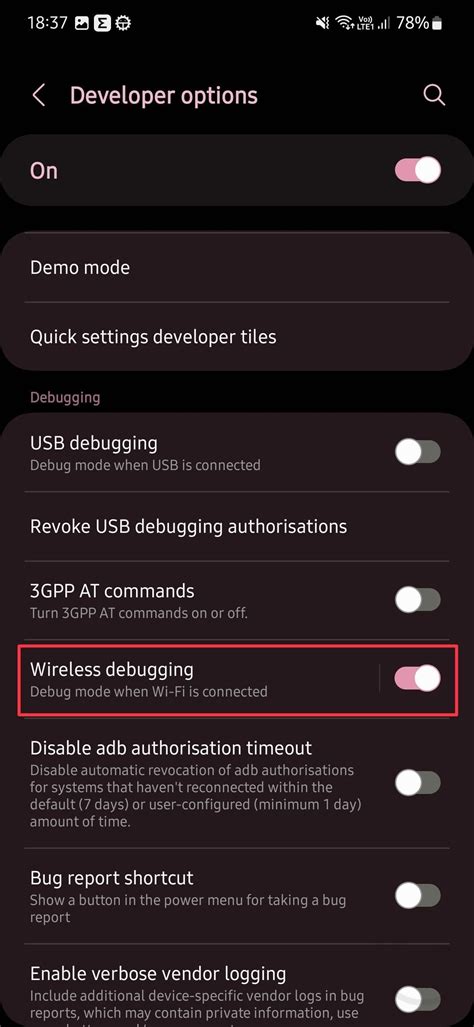 Wireless debugging android 9.  Enable Developer options On Android 4.  Dec 17, 2025 ·...
