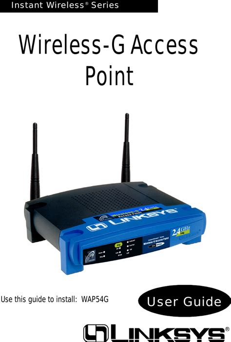 Wireless g access point wap54g manual. - Eaton 13 speed transmission repair guide.