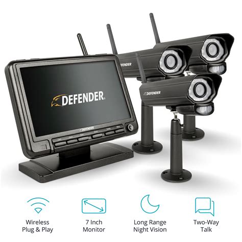 Wireless security cameras with monitor. HXVIEW Solar Wireless Security Camera System with 10" LCD Monitor, 4PCS 4MP PTZ WiFi Battery Powered Camera Outdoor, 10CH Expandable NVR, 500GB HDD, PIR Human Detection, 2-Way Audio, Work with Alexa. dummy. 