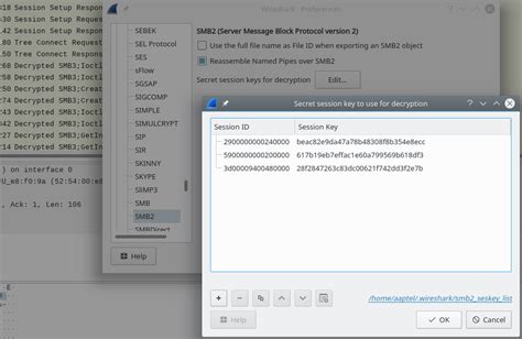 Wireshark Decryption - SambaWiki