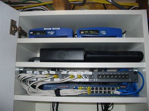 Wiring Closets for Home Network Automation Equipment