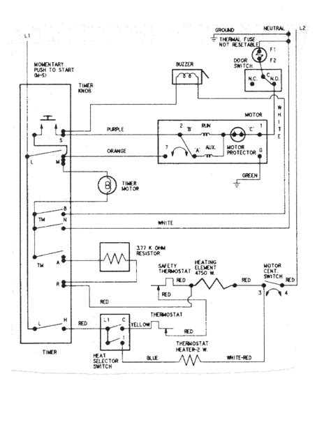 Wiring Diagram For Maytag Gas Dryer - Wiring Digital and Schematic