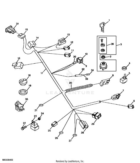 Wiring harness diagrams, Electrical John Deere stx38 User Manual ...