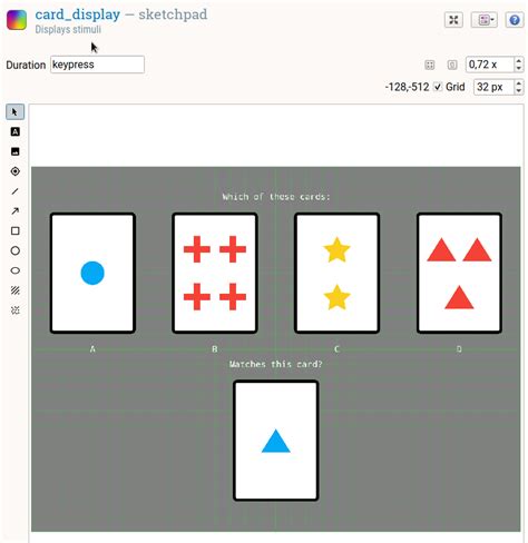 Wisconsin Card Sorting Test // OpenSesame documentation