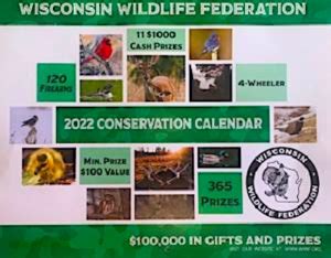 Wisconsin Wildlife Federation Calendar Winners