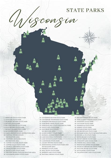 Wisconsin county campgrounds map pdf. .  Prints MAPS Lake Wissota State Park Lak...