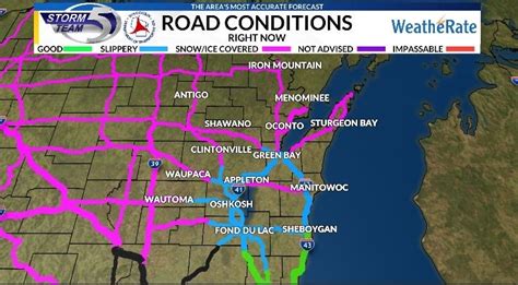 Real-time statewide map of crashes, closures, construction, winter road conditions, traffic cameras, plow locations, weather alerts, trucker restrictions, and more.
