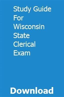 Wisconsin exam clerical dispatcher study guide. - American standard condenser unit service manual.